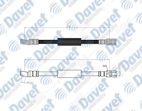 SVAC 300115 On Fren Hortumu Opel Vectra A 88-95 Ascona C 85-88 Astra F 91-98  ####